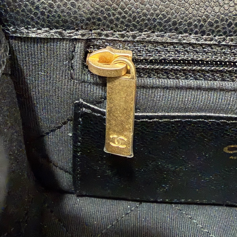 CHANEL AS4951 黑荔枝 金鍊 鍊條 口蓋包 斜背包-40