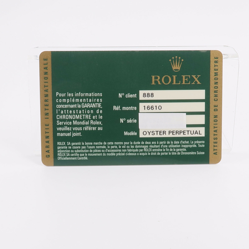 ROLEX Submarinar Date 16610-12