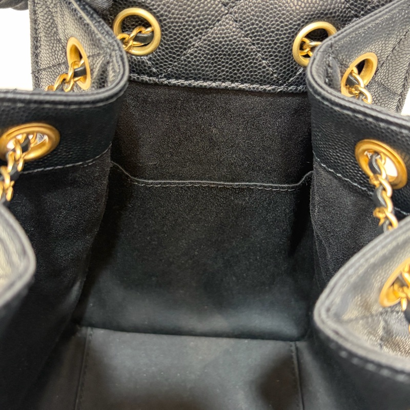 CHANEL AS5293 粒紋小牛皮 金釦 雙口袋 CHANEL 25 小型包 肩背包-45
