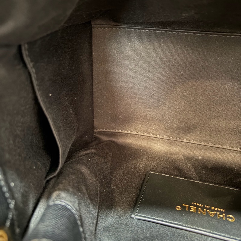 CHANEL AS5293 粒紋小牛皮 金釦 雙口袋 CHANEL 25 小型包 肩背包-53