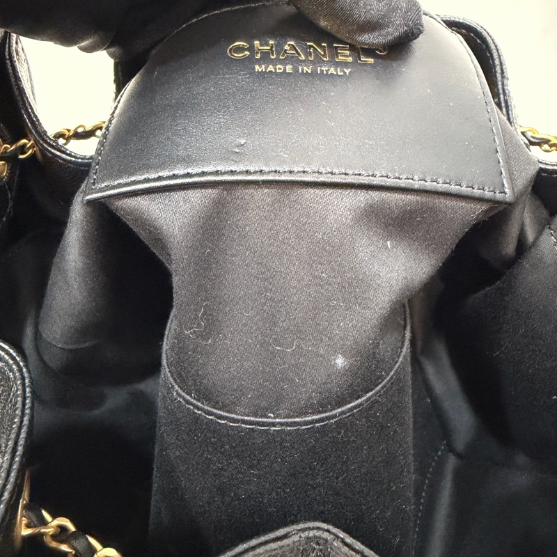 CHANEL AS5293 粒紋小牛皮 金釦 雙口袋 CHANEL 25 小型包 肩背包-55