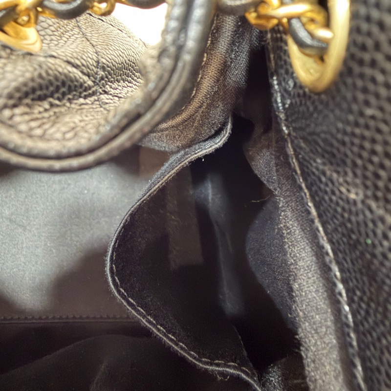 CHANEL AS5293 粒紋小牛皮 金釦 雙口袋 CHANEL 25 小型包 肩背包-56