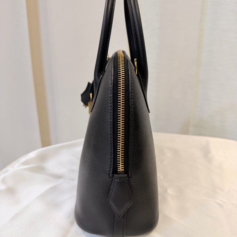 Hermes 89黑Epsom皮金釦Bolide 25-10