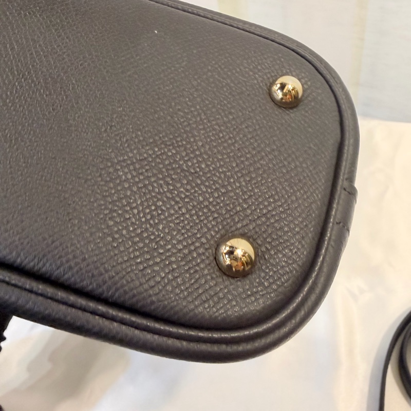 Hermes 89黑Epsom皮金釦Bolide 25-16