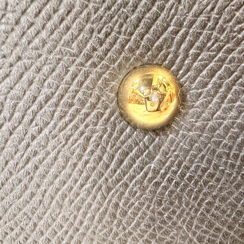 Hermes 89黑Epsom皮金釦Bolide 25-52