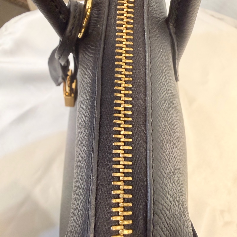 Hermes 89黑Epsom皮金釦Bolide 25-60