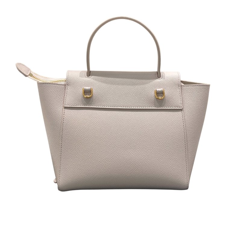 CELINE 思琳 NANO BELT BAG 鯰魚包 手提肩背包 皮革 淺粉 金釦-2