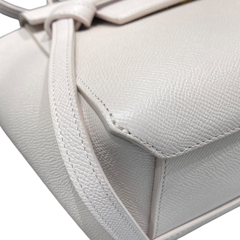 CELINE 思琳 NANO BELT BAG 鯰魚包 手提肩背包 皮革 淺粉 金釦-7