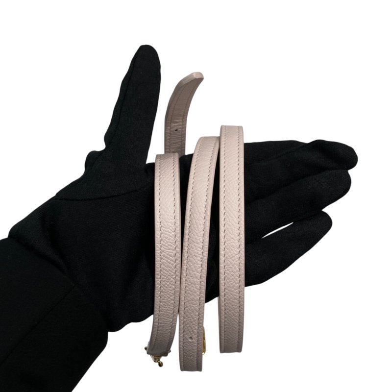 CELINE 思琳 NANO BELT BAG 鯰魚包 手提肩背包 皮革 淺粉 金釦-13