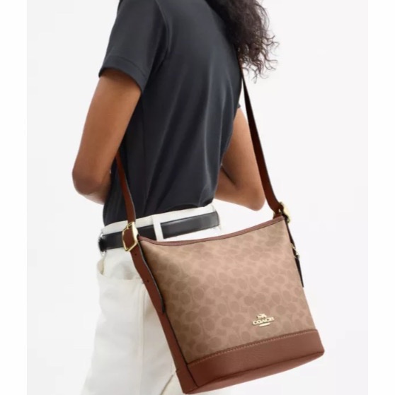 Coach 女士 Jude帆布單肩包均碼碼23cm*15cm*27cm-1