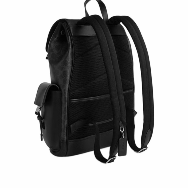 Coach 男士 條紋圖案雙肩包均碼碼33cm*11.5cm*41cm-2