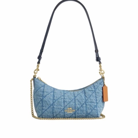 Coach 女士 Caitlin 絎縫單肩包均碼碼25cm*9cm*12.7cm