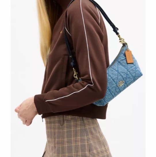 Coach 女士 Caitlin 絎縫單肩包均碼碼25cm*9cm*12.7cm-2