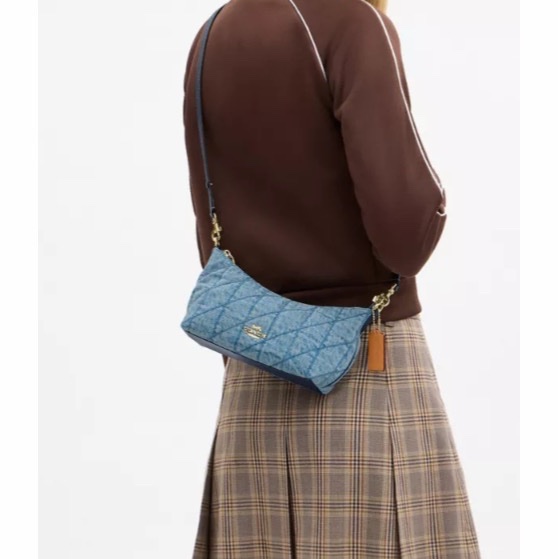 Coach 女士 Caitlin 絎縫單肩包均碼碼25cm*9cm*12.7cm-5