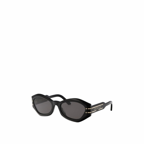 Dior 女士 幾何框太陽鏡55 均碼碼橋寬: 2cm; 鏡腿長: 13.5cm; 鏡片直徑: 5.5cm