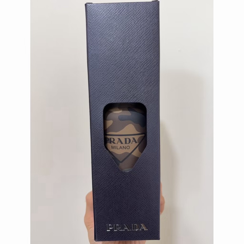 Prada 意大利 迷彩 不鏽鋼 保溫瓶 500Ml 全新 僅拆封拍照 完美主義者勿下單 此單不議價-6