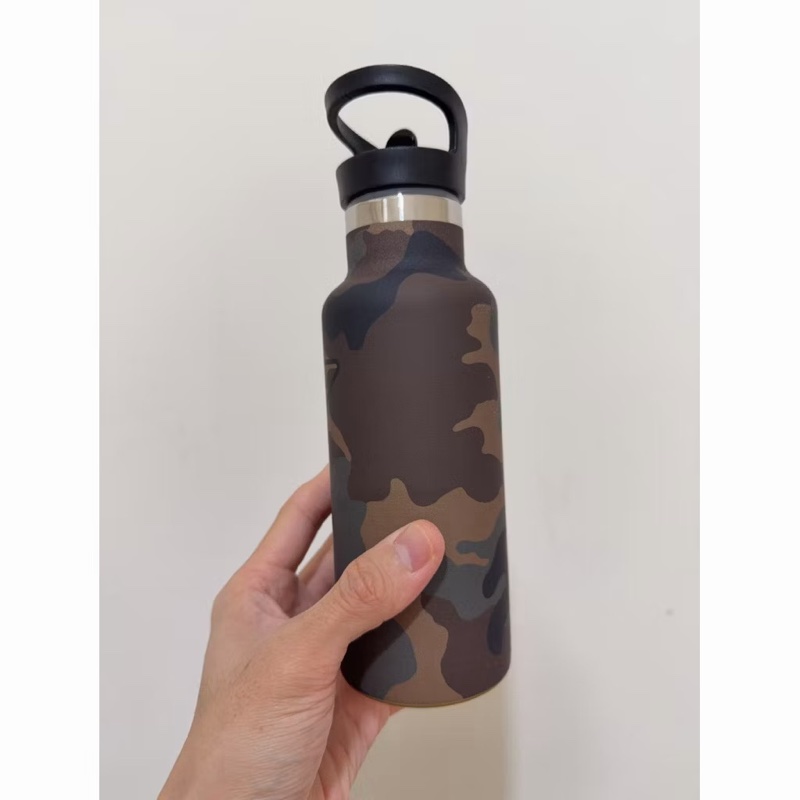 Prada 意大利 迷彩 不鏽鋼 保溫瓶 500Ml 全新 僅拆封拍照 完美主義者勿下單 此單不議價-10