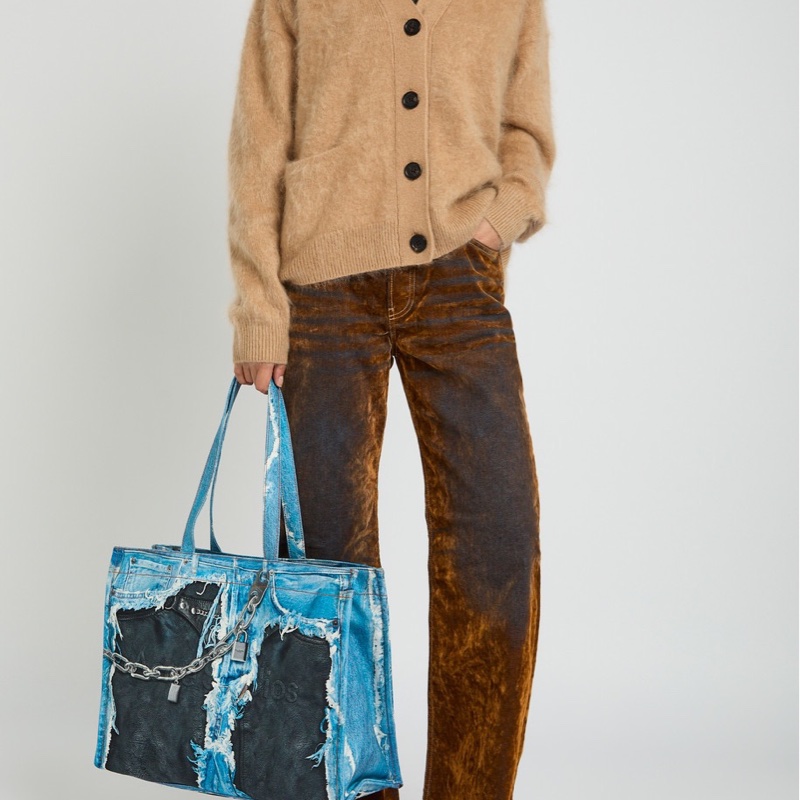 Acne Studios 女士 印花牛仔托特包均碼碼-5
