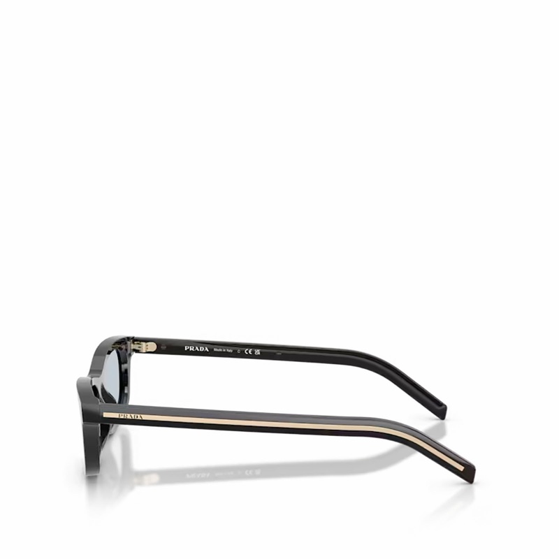 Prada 男士 全框太陽鏡52 均碼碼橋寬: 1.8cm; 鏡腿長: 14.5cm; 鏡片直徑: 5.2cm-2