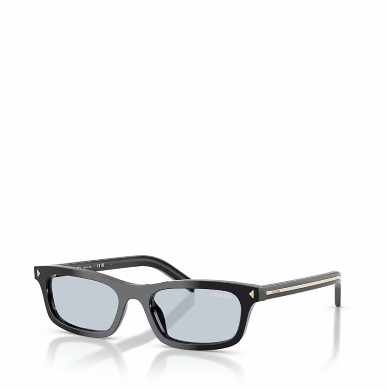 Prada 男士 全框太陽鏡52 均碼碼橋寬: 1.8cm; 鏡腿長: 14.5cm; 鏡片直徑: 5.2cm-3