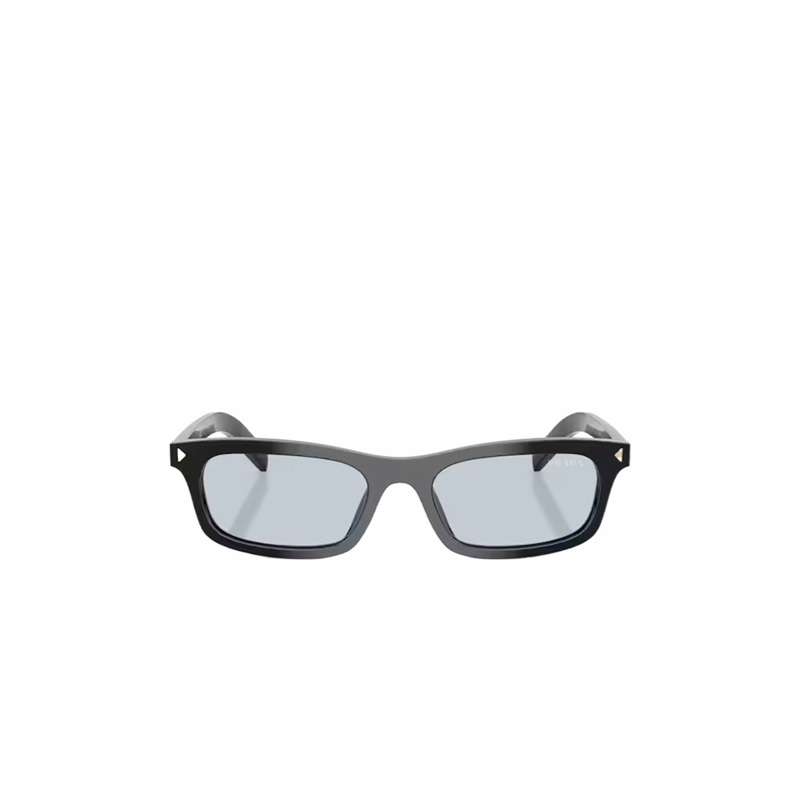 Prada 男士 全框太陽鏡52 均碼碼橋寬: 1.8cm; 鏡腿長: 14.5cm; 鏡片直徑: 5.2cm-4
