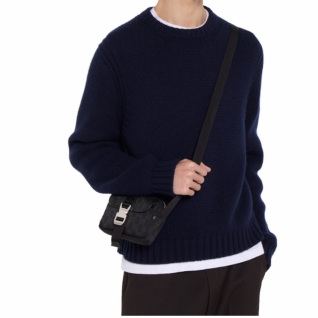 Gucci 男士 GG 單肩包均碼碼MINI、17cm*6cm*13cm-4