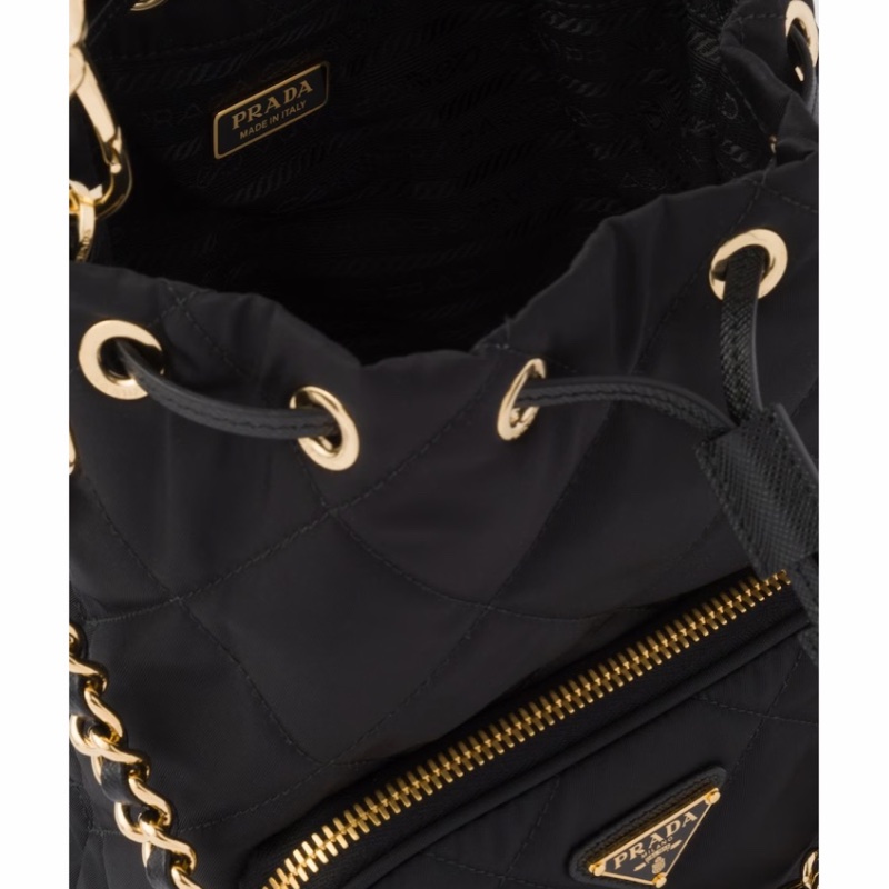 Prada 女士 徽標拉鍊單肩包均碼碼17.5cm*12cm*22.5cm-2