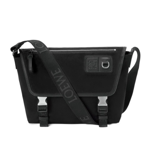Loewe 男士 中號Flex翻蓋單肩包均碼碼中號、38cm*9.5cm*27cm