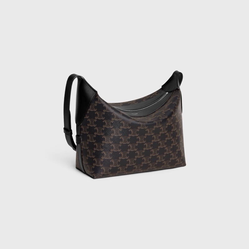 Celine 男士 帆布和小牛皮斜挎包均碼碼24cm*13cm*19cm-3