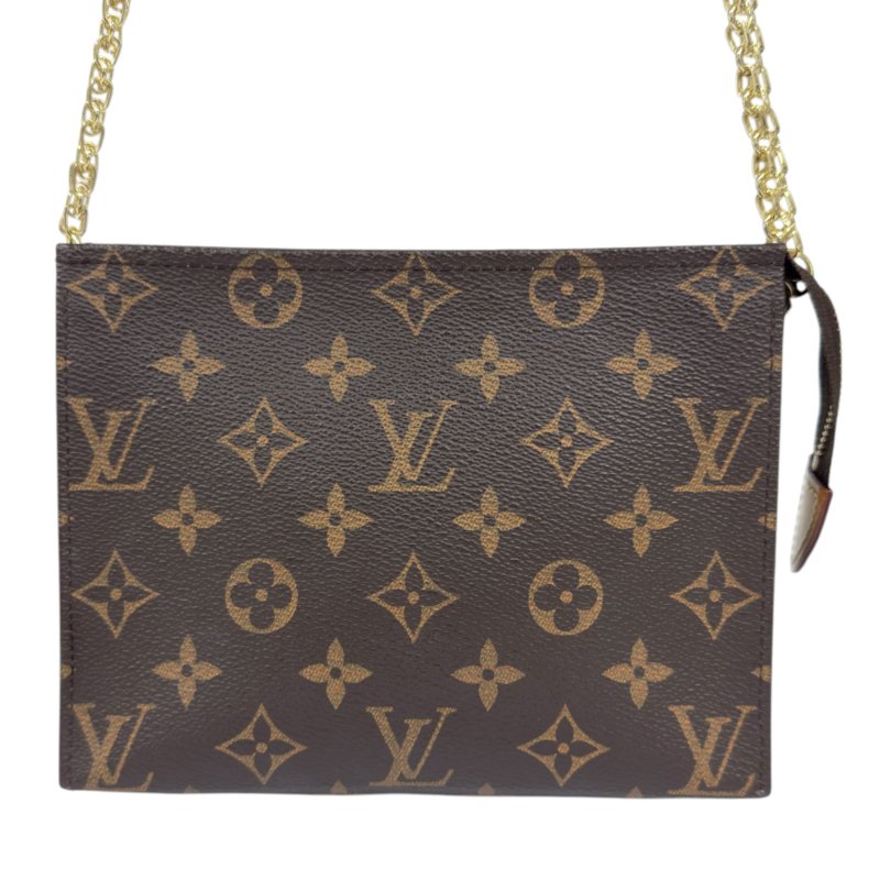 LOUIS VUITTON *自加鏈＞送無品牌扣＋無品牌鏈帶* 老花 斜揹袋-2