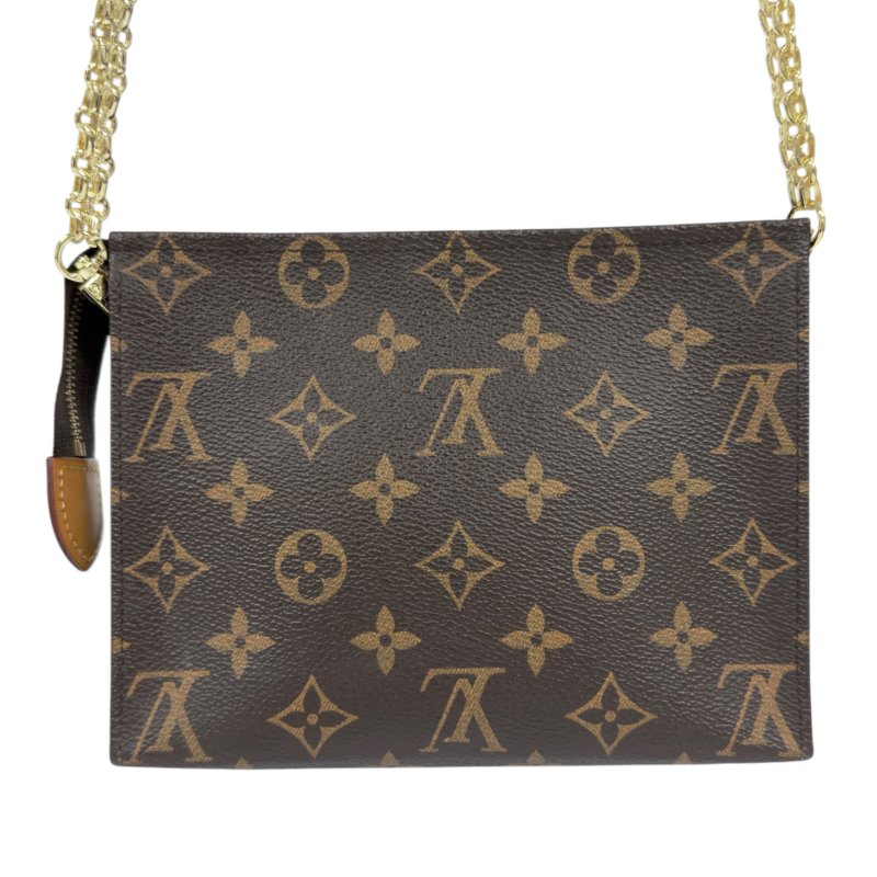 LOUIS VUITTON *自加鏈＞送無品牌扣＋無品牌鏈帶* 老花 斜揹袋-5