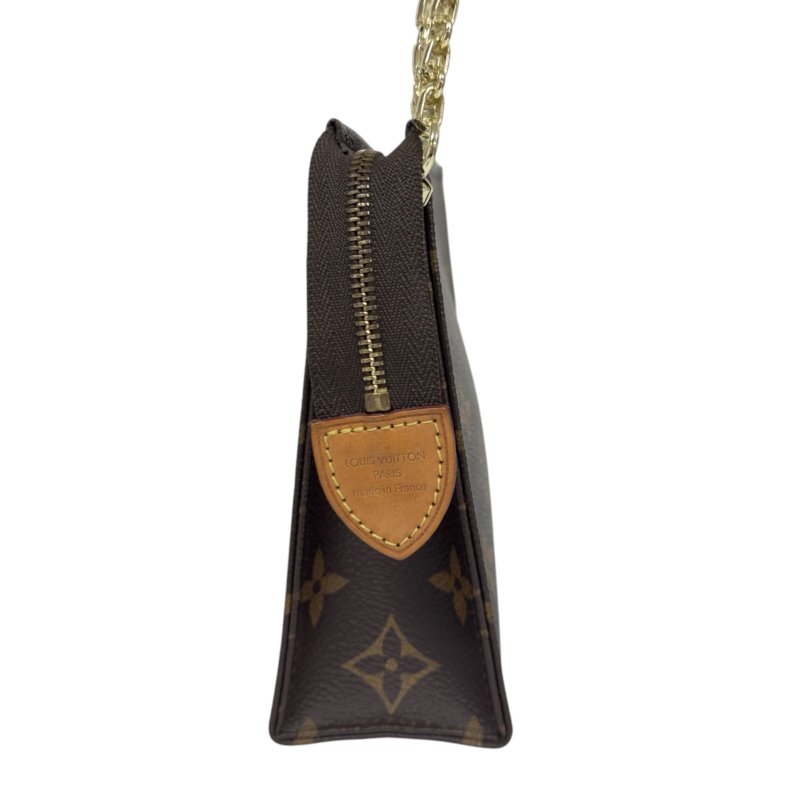 LOUIS VUITTON *自加鏈＞送無品牌扣＋無品牌鏈帶* 老花 斜揹袋-7