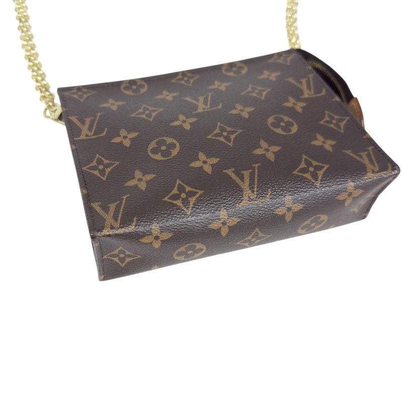 LOUIS VUITTON *自加鏈＞送無品牌扣＋無品牌鏈帶* 老花 斜揹袋-9