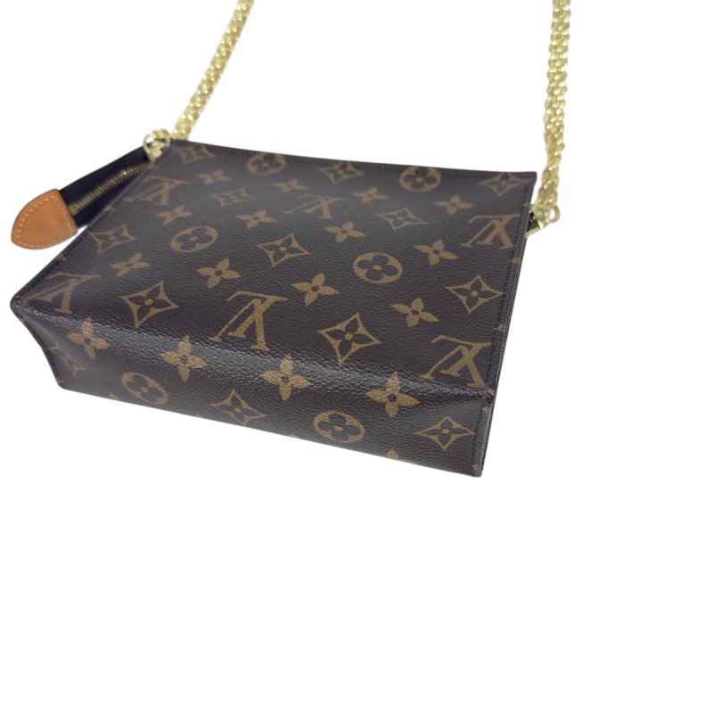 LOUIS VUITTON *自加鏈＞送無品牌扣＋無品牌鏈帶* 老花 斜揹袋-12