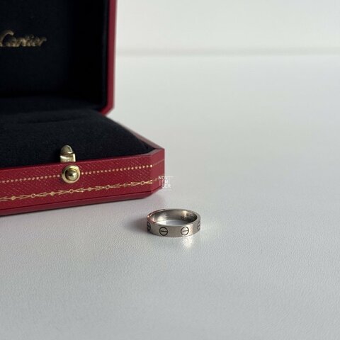 98新🤍 Cartier 卡地亞 LOVE戒指 白金47號