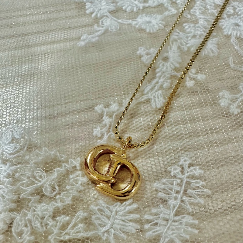 Christian Dior 經典CD項鍊 甜甜價出售✨-1