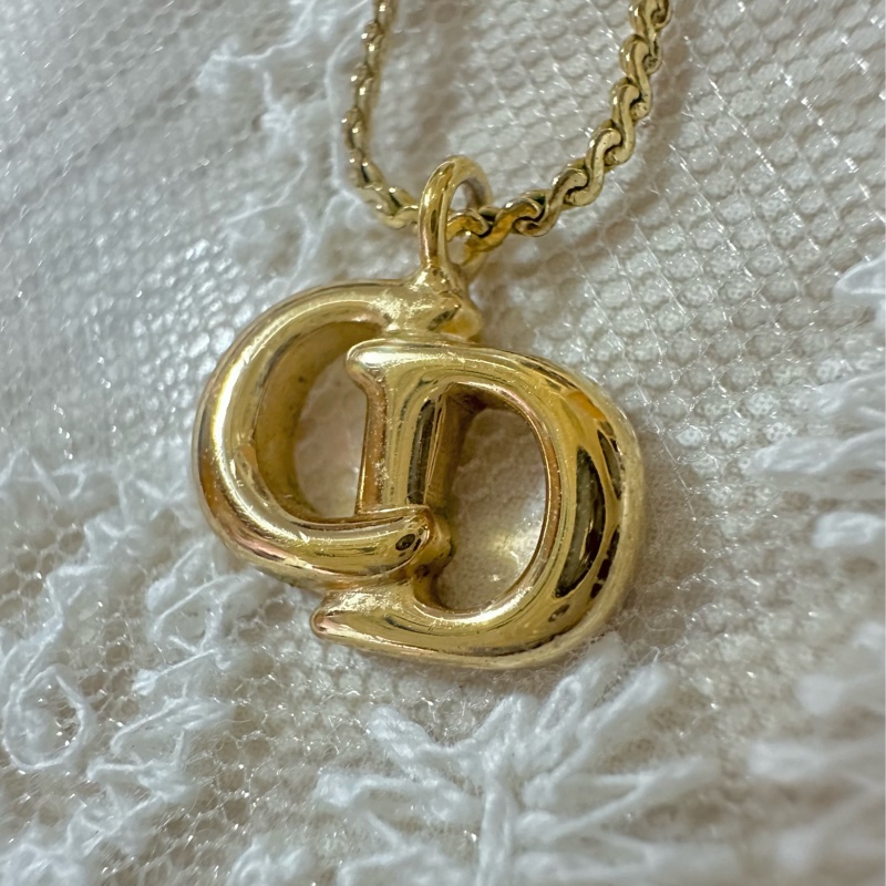 Christian Dior 經典CD項鍊 甜甜價出售✨-3