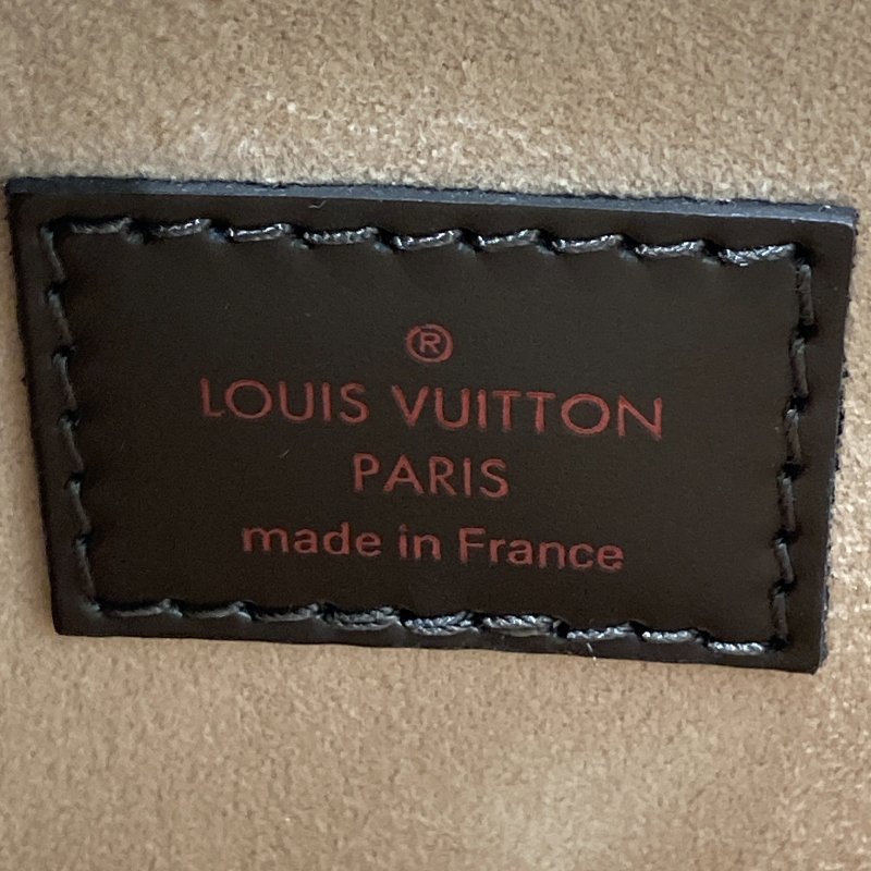 LOUIS VUITTON 路易威登 N41435 DAMIER EBENE KENSINGTON 2WAY 托特肩背包 PVC帆布 棕色 金釦-13