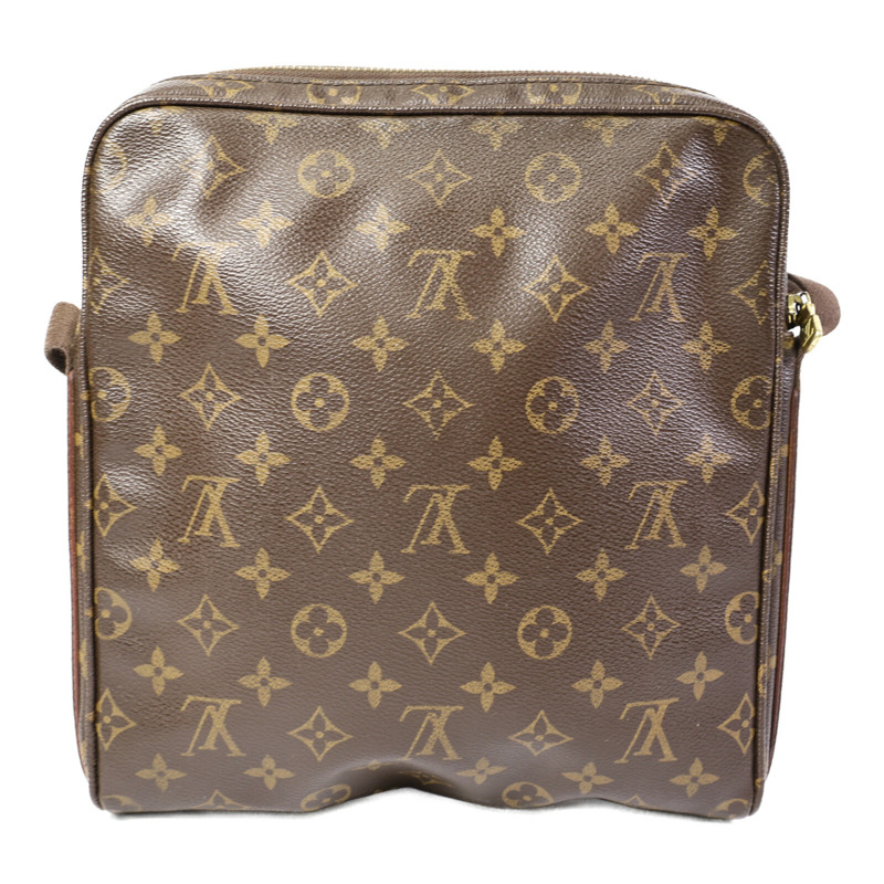 LOUIS VUITTON Monogram Trotteur Beaubourg金扣肩背袋-1