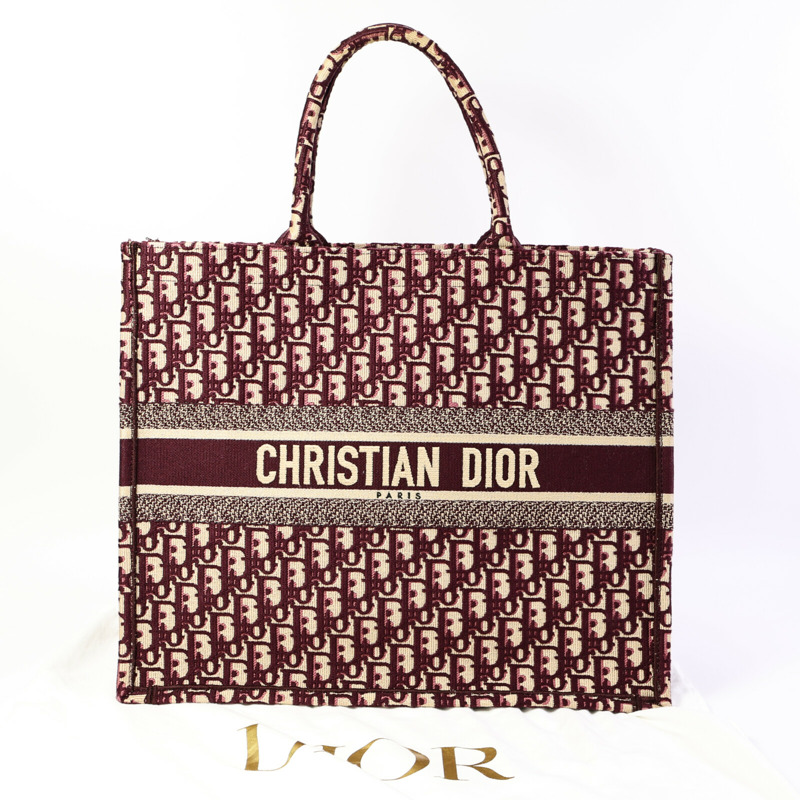 Dior 帆布Oblique Book Tote Large手挽袋-8