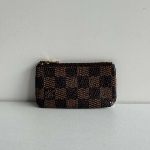 98新🤎 Louis Vuitton LV 路易威登 棋盤格拉鏈零錢包