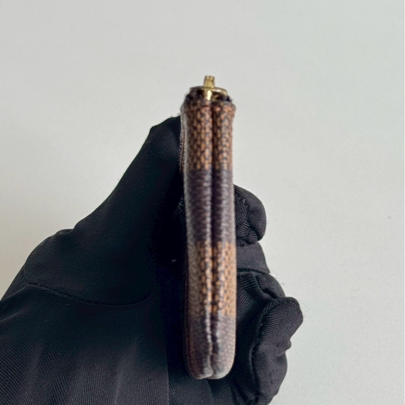 98新🤎 Louis Vuitton LV 路易威登 棋盤格拉鏈零錢包-13