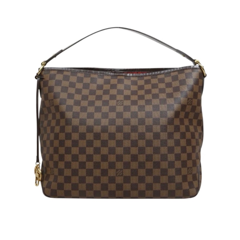 「JL精品代購」98新 LV 棋盤格Neverfull 購物袋 中號-3