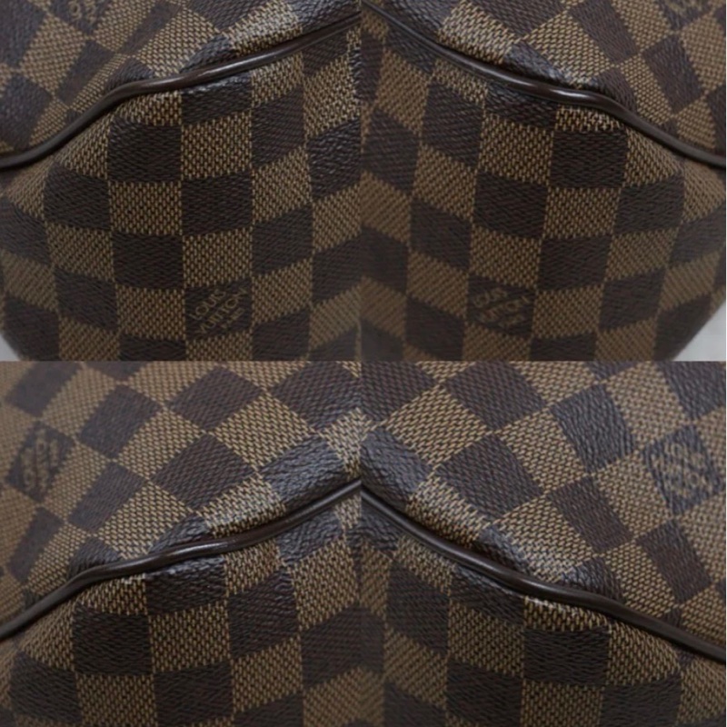 「JL精品代購」98新 LV 棋盤格Neverfull 購物袋 中號-9