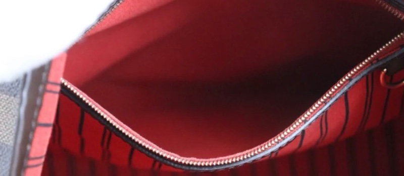 「JL精品代購」98新 LV 棋盤格Neverfull 購物袋 中號-11