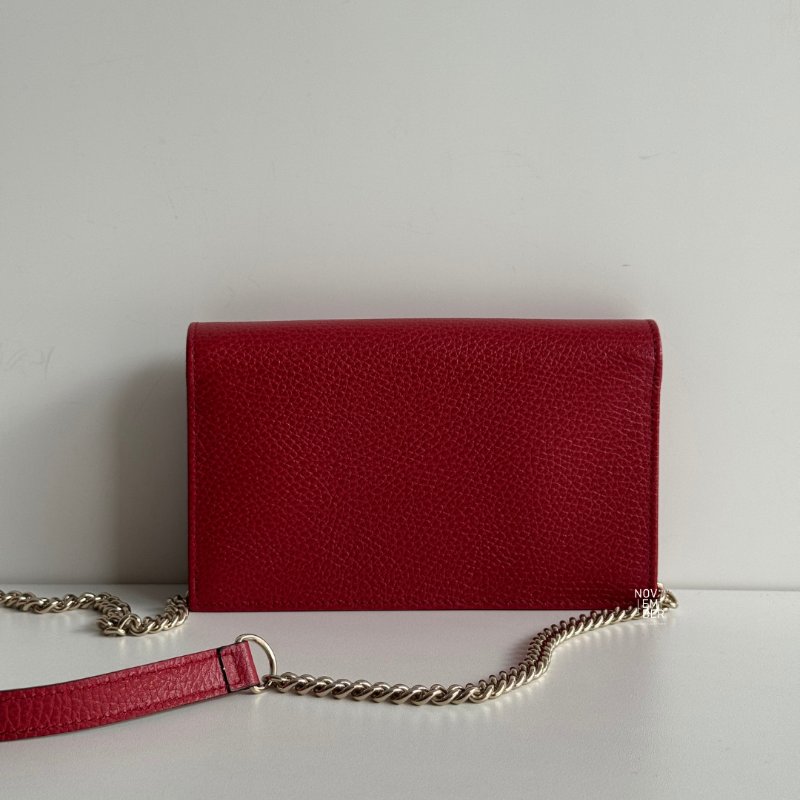99新🆕 Gucci 古馳 經典GG WOC 紅色金釦-5