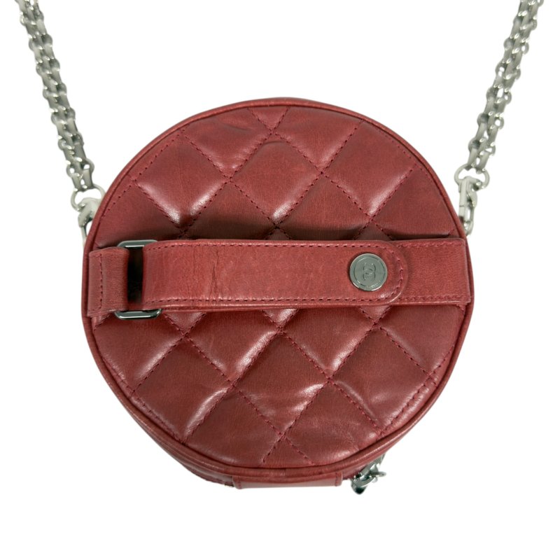 CHANEL *自加鏈>送無品牌扣+無品牌鏈帶* CC 小圓餅 斜揹袋-5