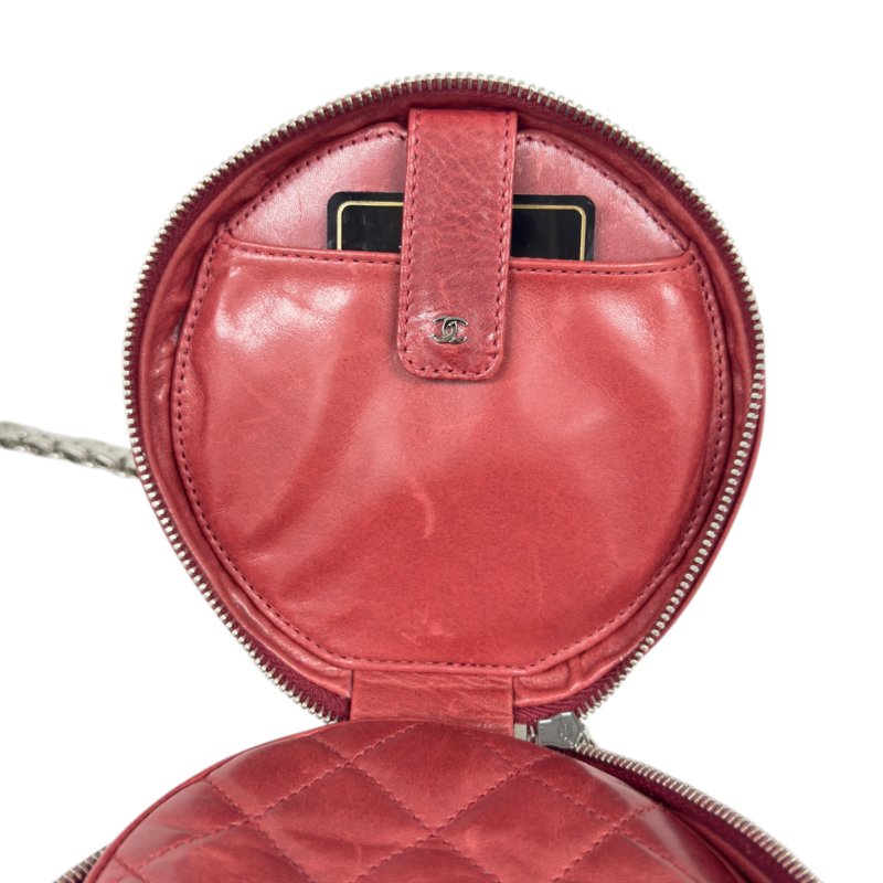 CHANEL *自加鏈>送無品牌扣+無品牌鏈帶* CC 小圓餅 斜揹袋-20