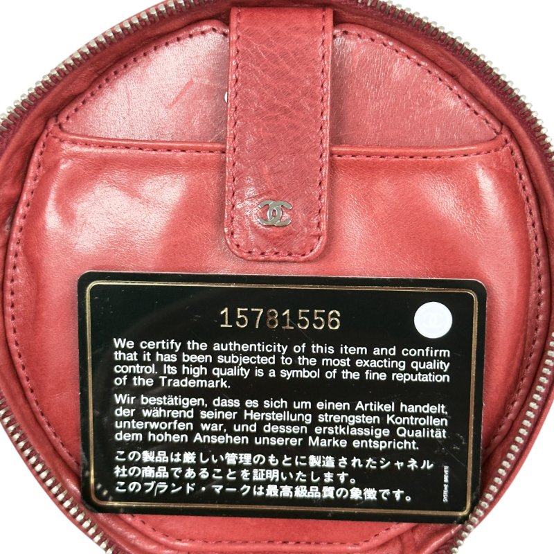 CHANEL *自加鏈>送無品牌扣+無品牌鏈帶* CC 小圓餅 斜揹袋-26