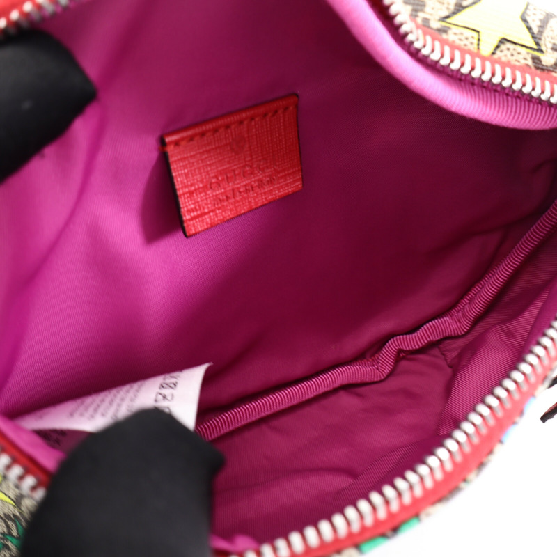 GUCCI 塗層帆布Kids Waist Bag腰包-4